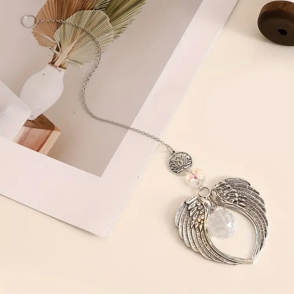 Lotus/Angel Wings Sun Catcher - Picture 2 of 5